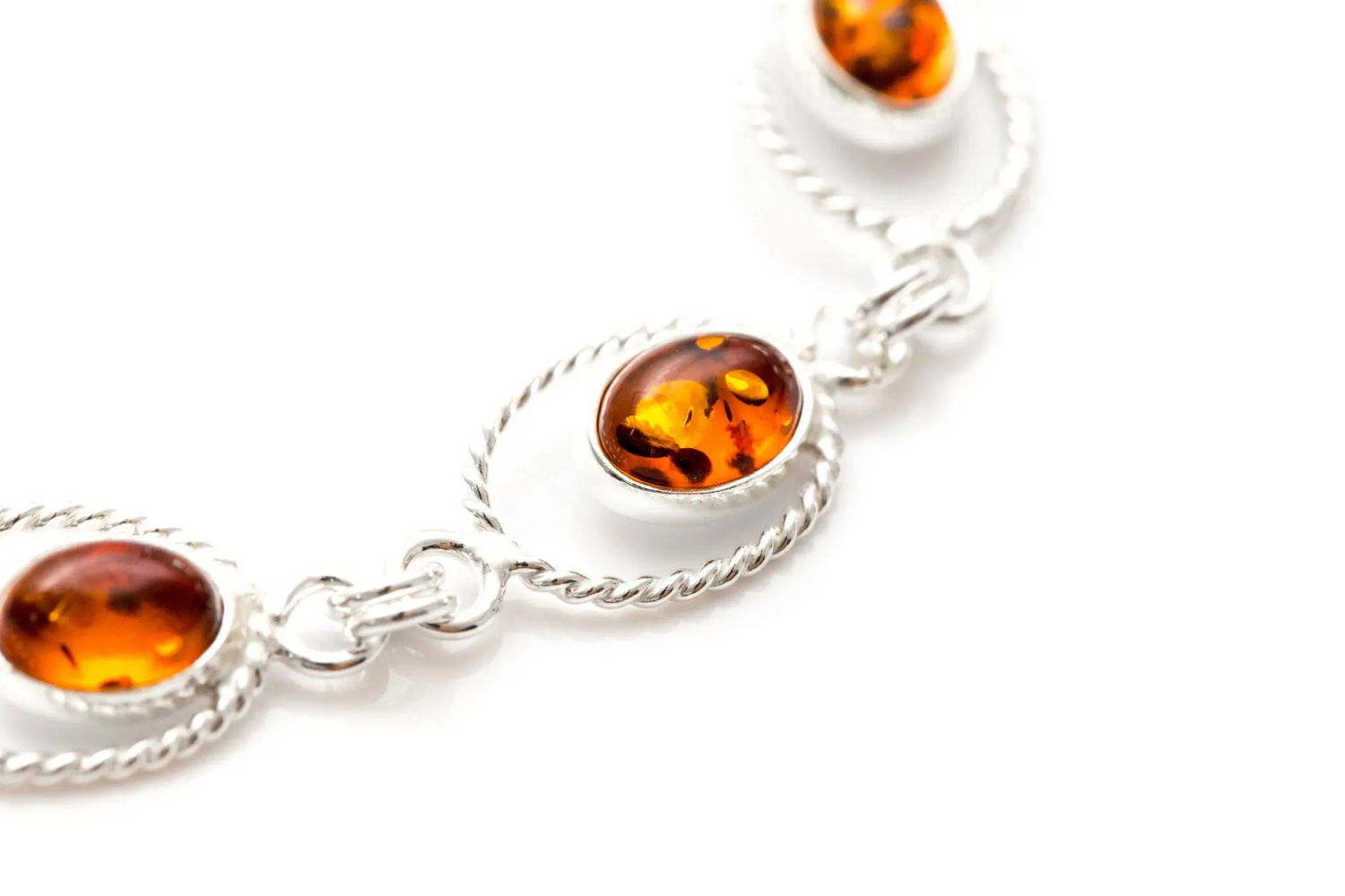 Amber Quintessence Link Bracelet