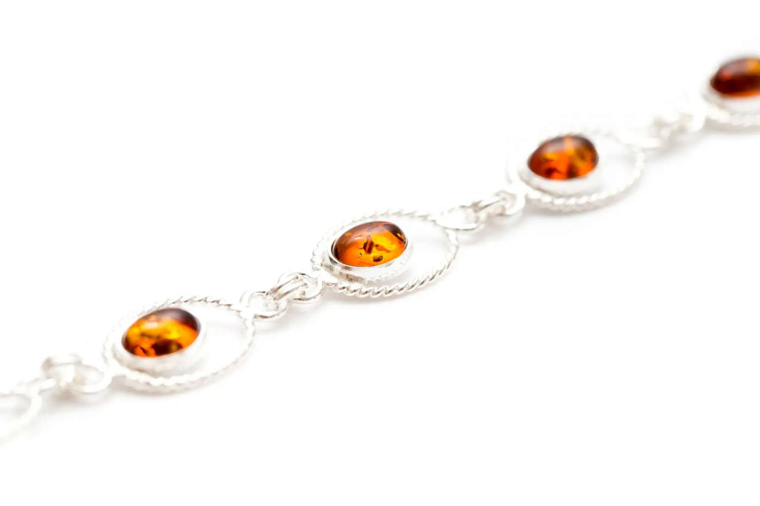 Amber Quintessence Link Bracelet