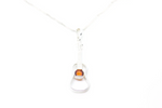 Amber Guitar Pendant Necklace - Selectique 