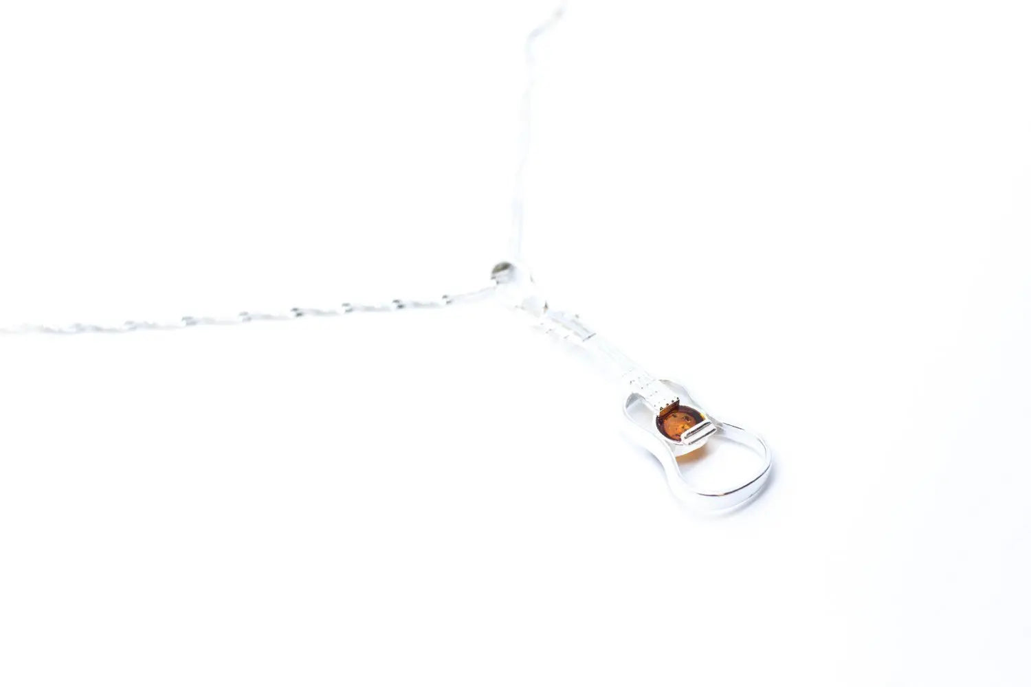 Amber Guitar Pendant Necklace - Selectique 