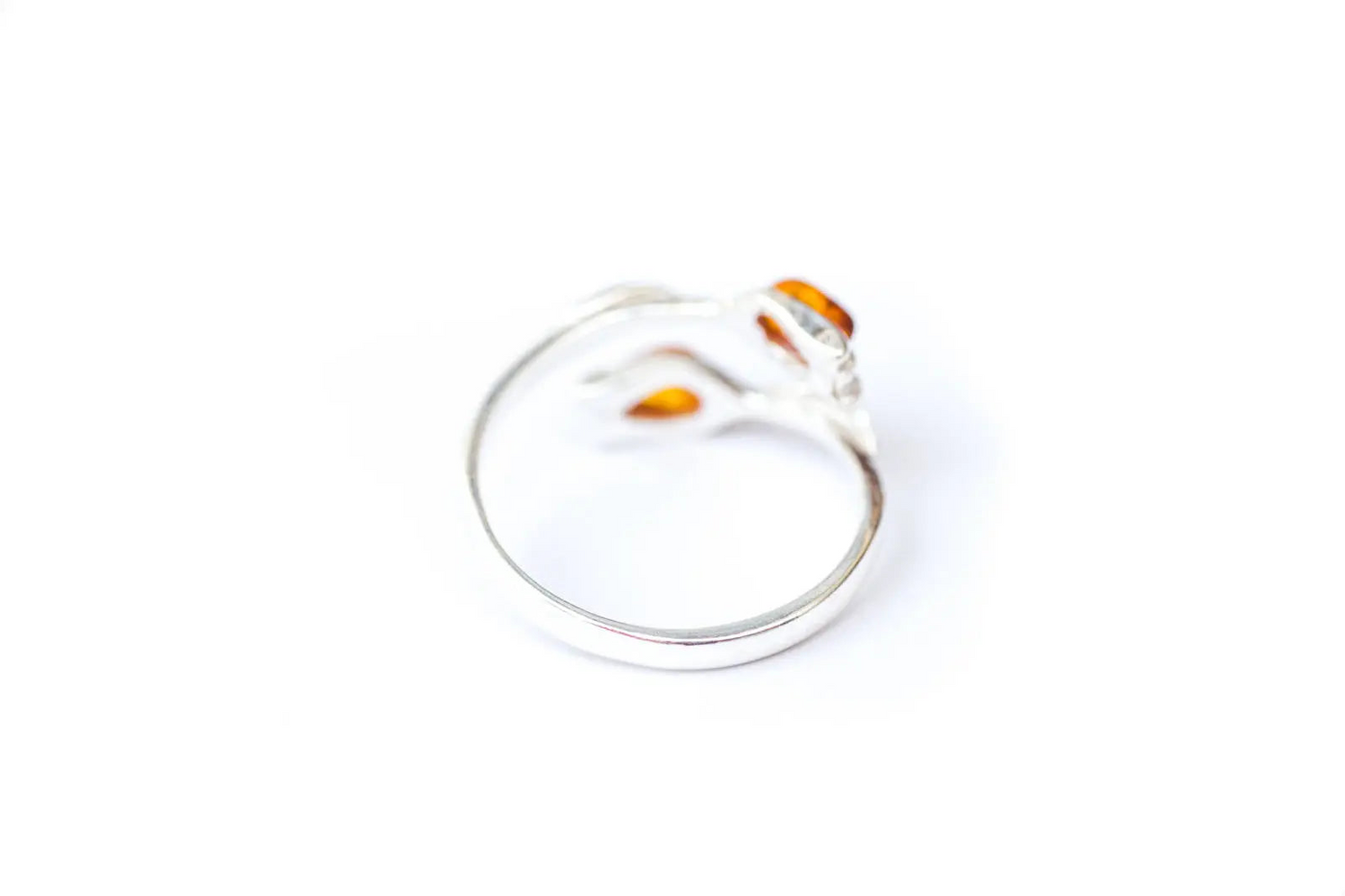 Amber Tulip Ring