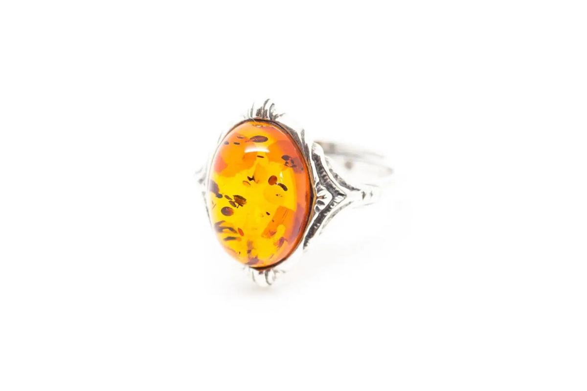 Boho Amber Ring - Selectique 