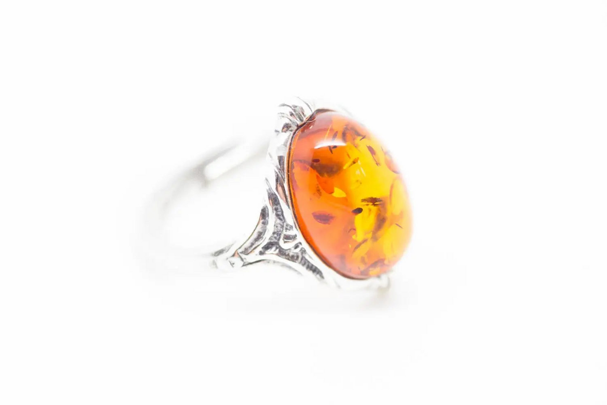 Boho Amber Ring - Selectique 