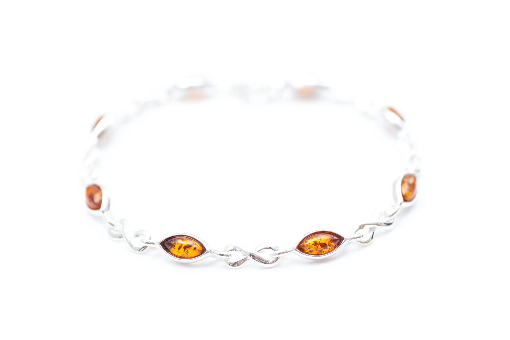 Classic Amber Infinity Bracelet - Selectique 