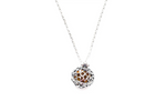 Silver Filigree Locket Necklace - Selectique 
