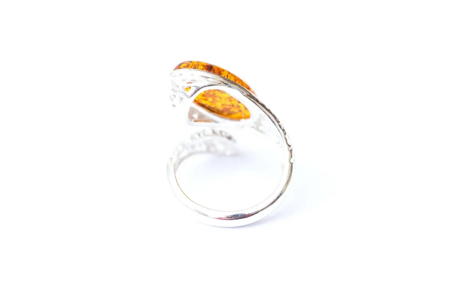 Statement Amber Snake Ring