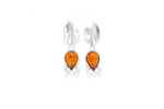 Amber Tulip Stud Earrings - Selectique 