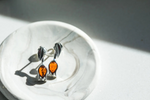 Amber Tulip Stud Earrings - Selectique 