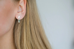 Green Amber Tulip Stud Earrings - Selectique 