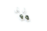Green Amber Tulip Stud Earrings - Selectique 