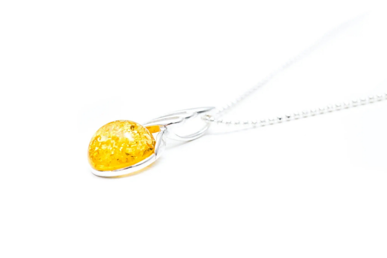 Citrus Amber Orb Pendant