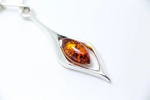 Small Droplet Amber Dangle Earrings - Selectique 
