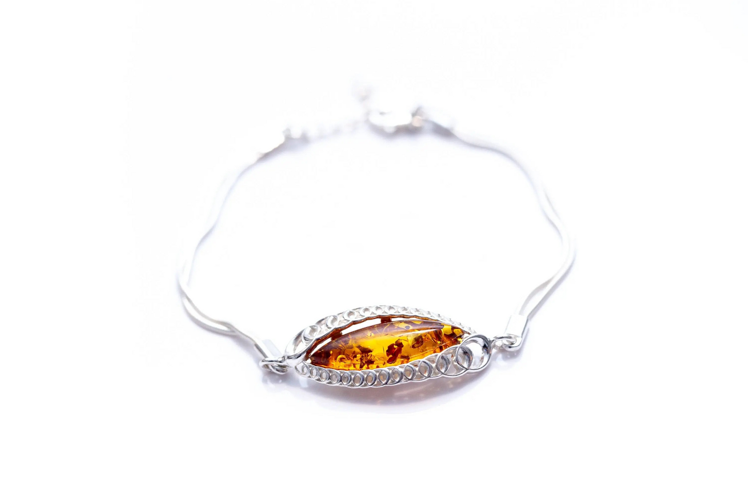 Modern Amber Chain Bracelet - Selectique 