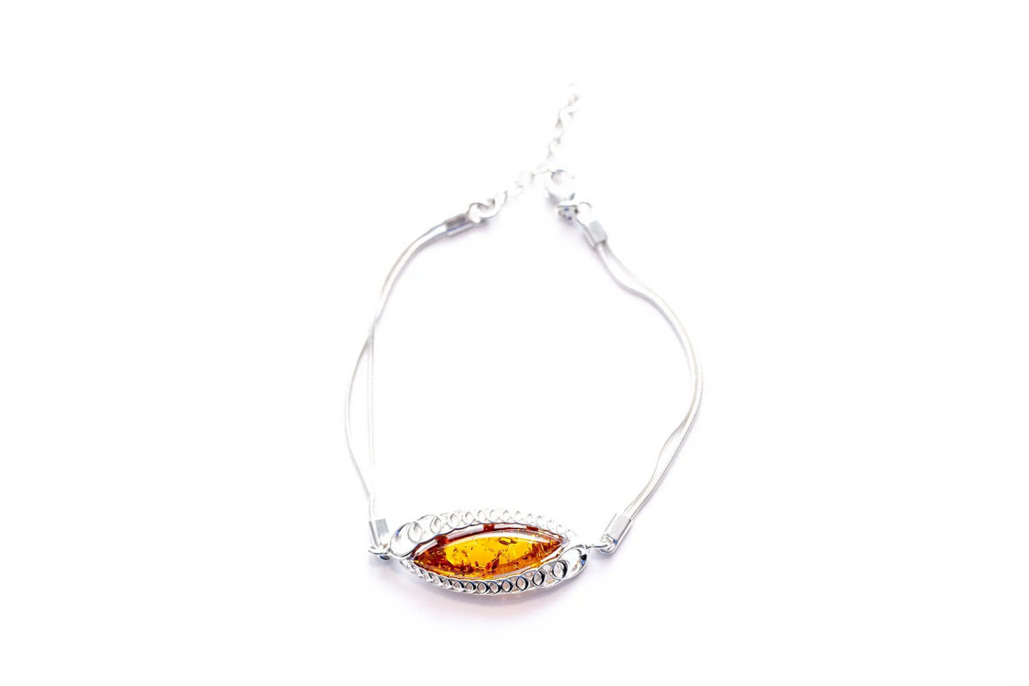 Modern Amber Chain Bracelet - Selectique 