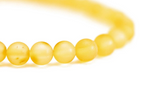 Yellow Amber Sphere Bracelet - Selectique 
