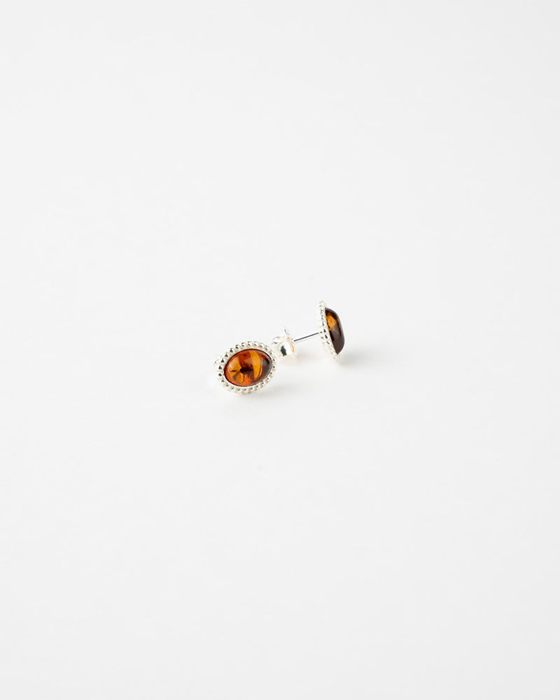 Amber Classic Mini Quintessence Stud Earrings