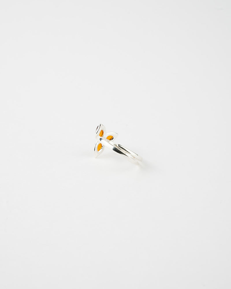 Subtle Flower Adjustable Ring