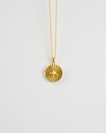 Sun Shell Pearl Locket Necklace - Selectique 