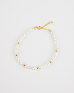 Seed Beaded Pearl Bracelet - Selectique 