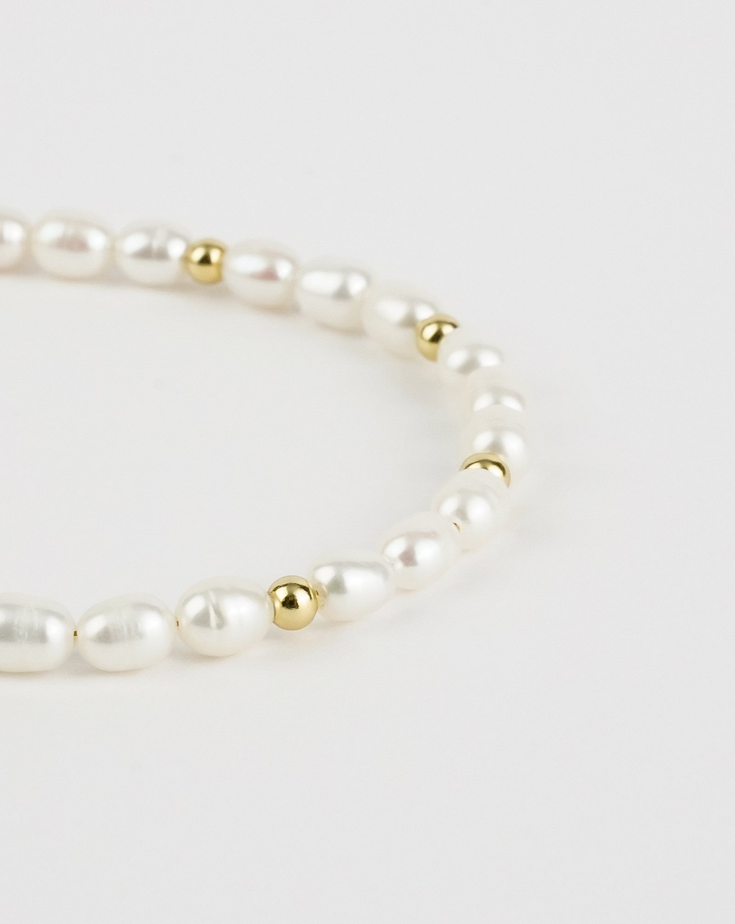 Seed Beaded Pearl Bracelet