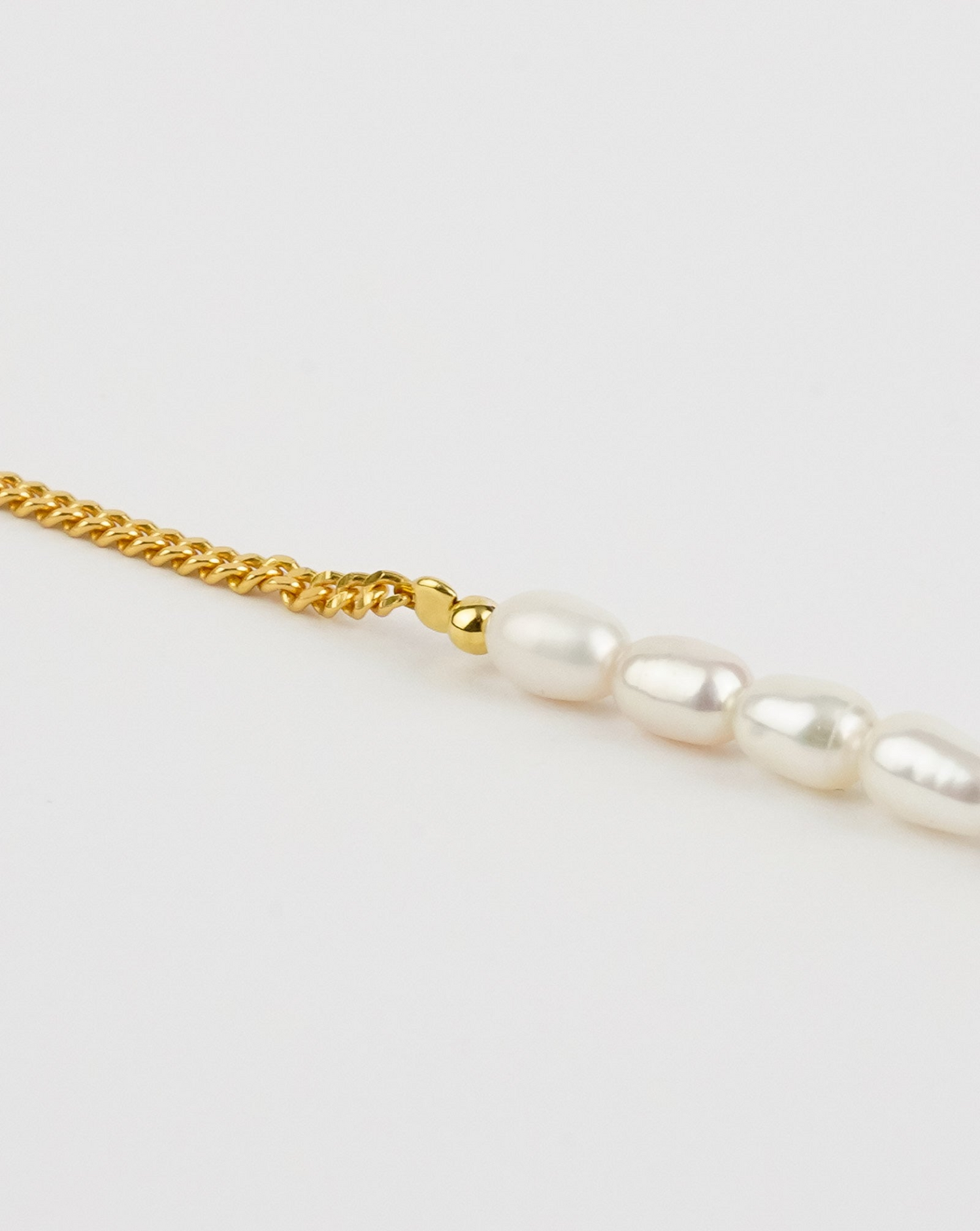 Half Chain Pearl Bracelet