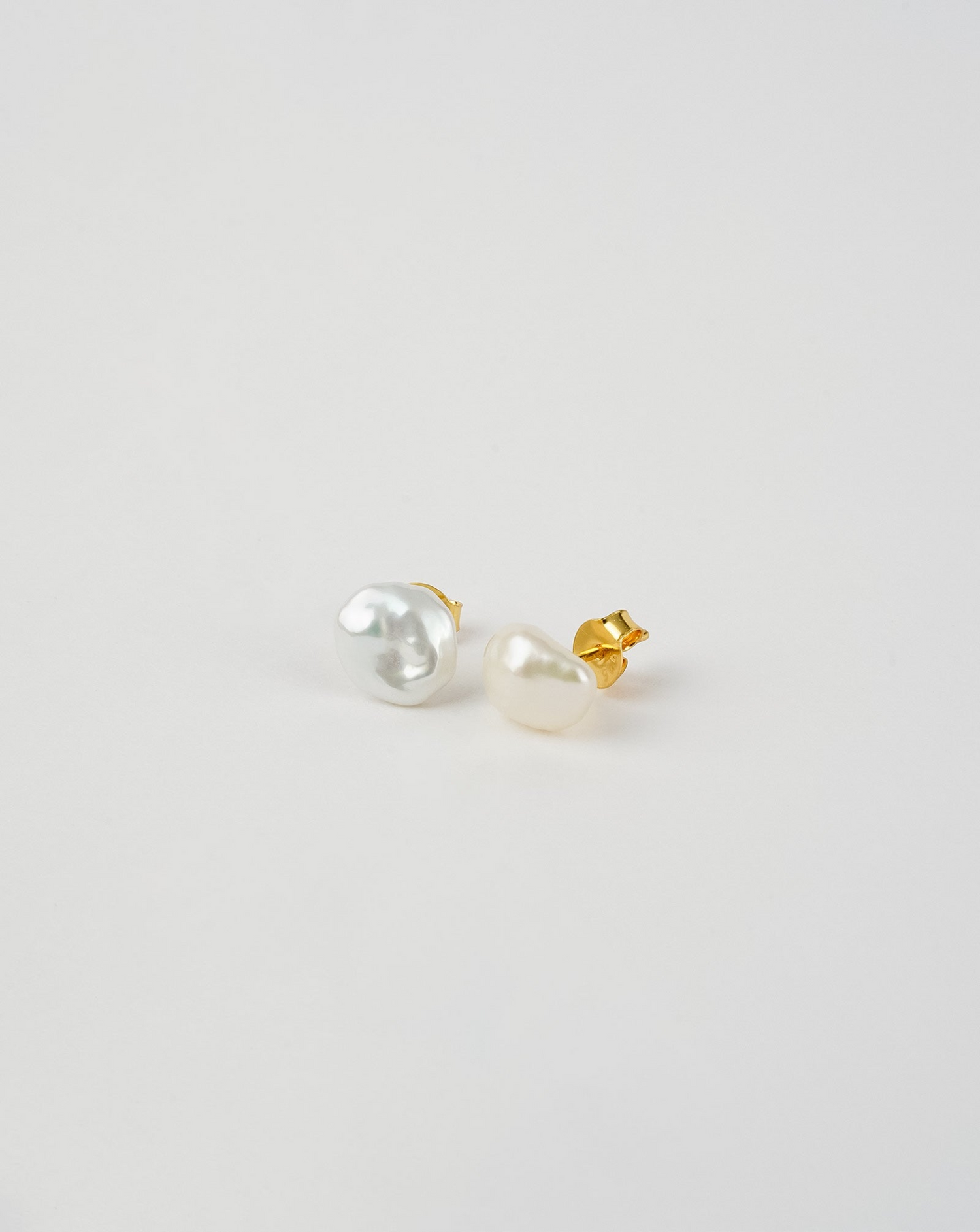 Freshwater Baroque Pearl Stud Earrings