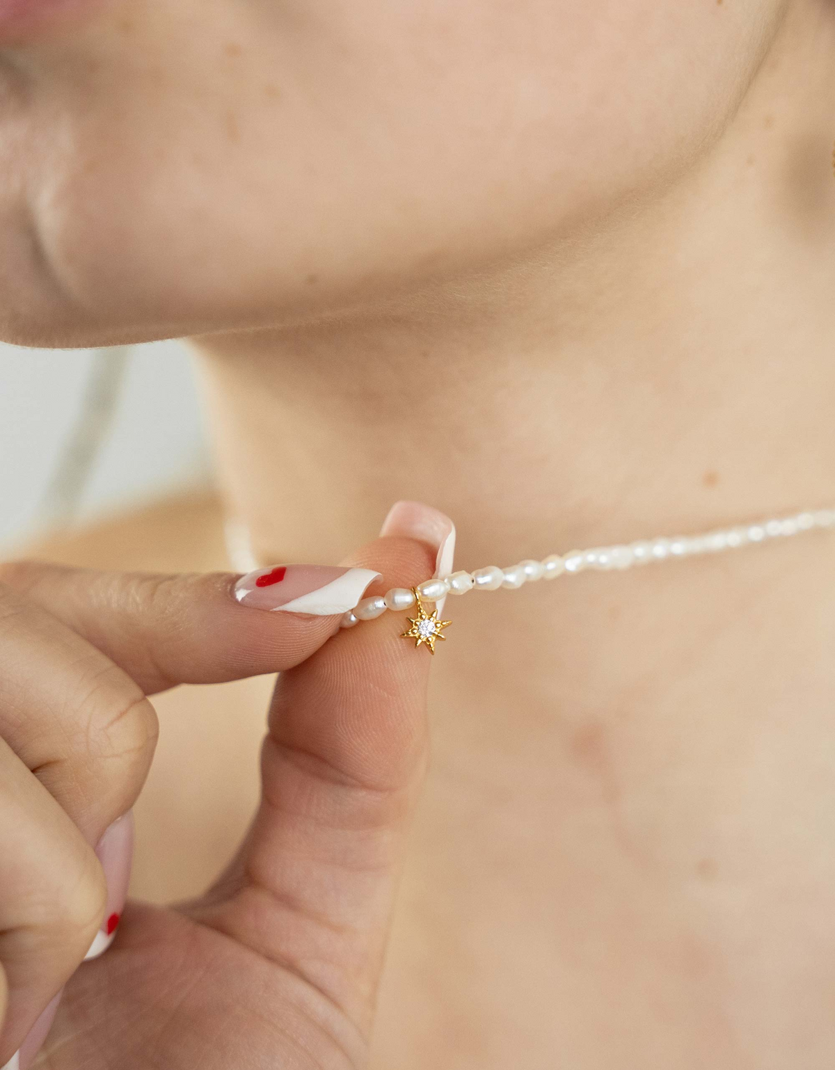 Star Pearl Necklace - Selectique 