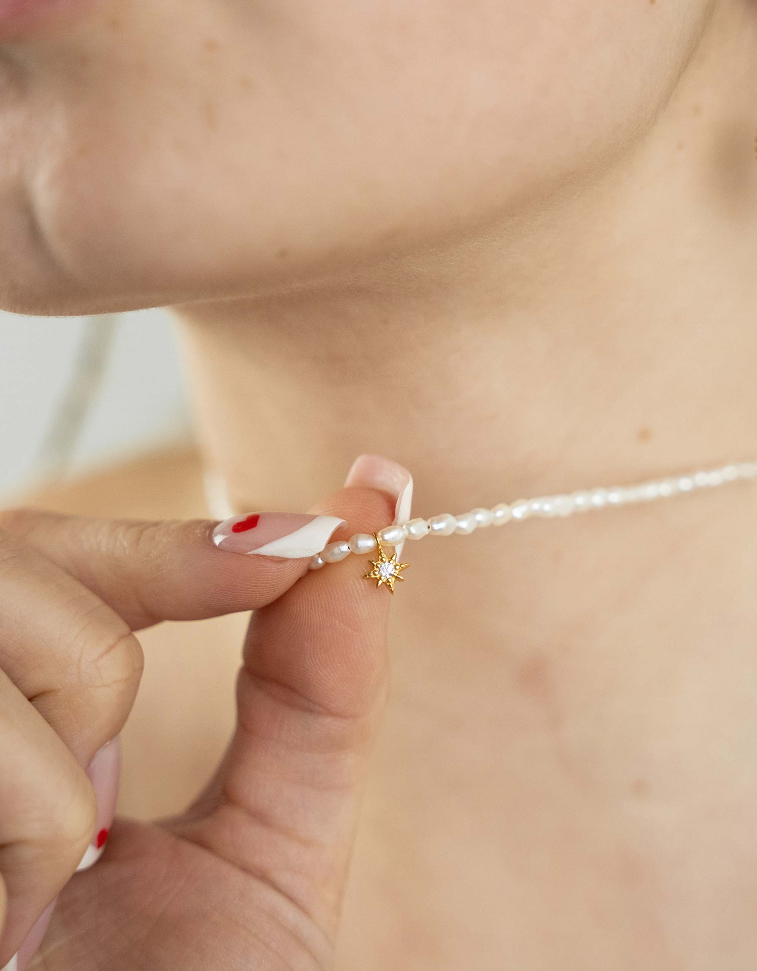 Star Pearl Necklace - Selectique 