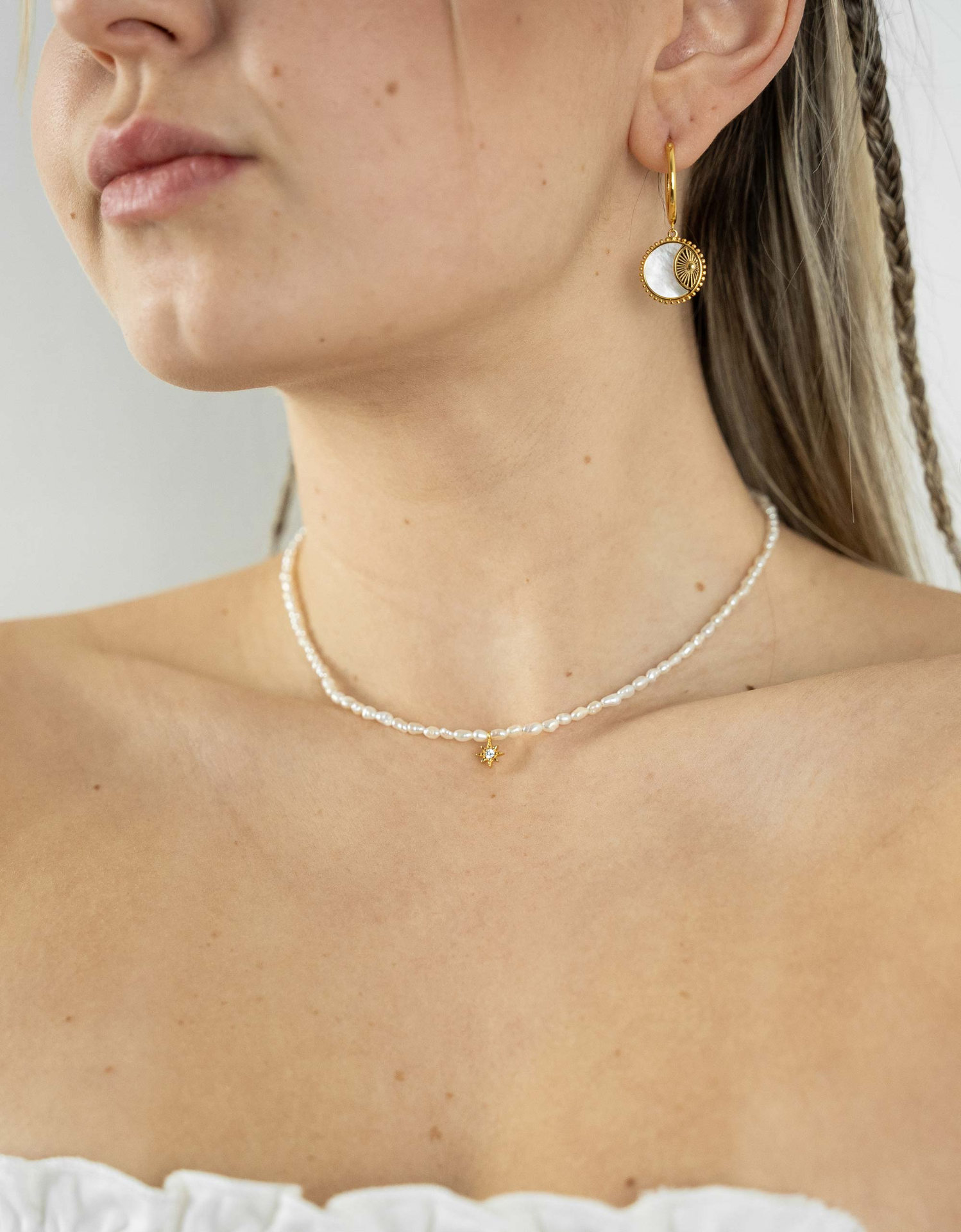 Star Pearl Necklace - Selectique 