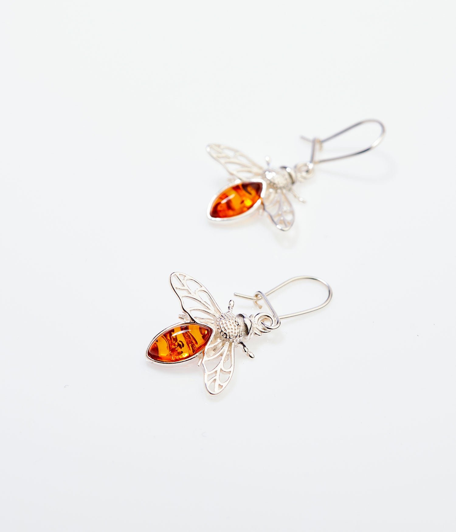 Amber Bee Earrings