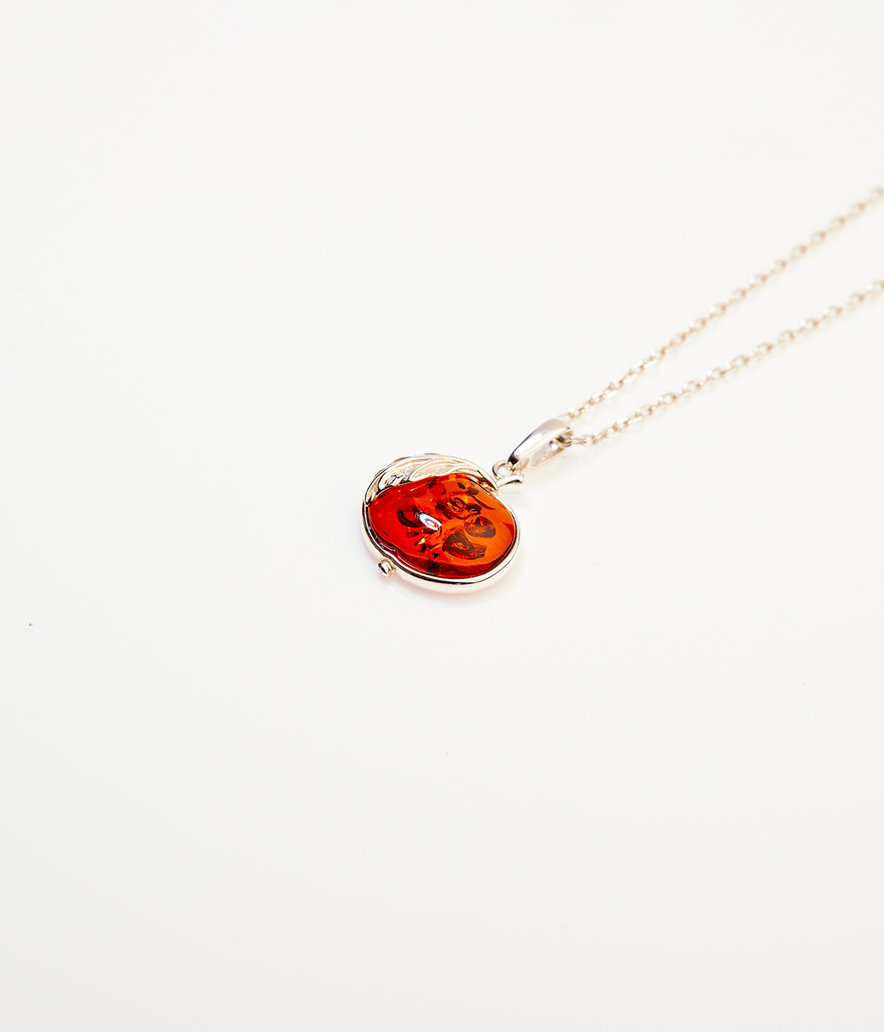 Honey Apple Amber Pendant