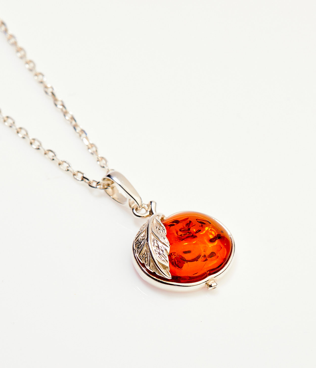 Honey Apple Amber Pendant