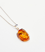 Amber Sunrise Pendant Necklace - Selectique 