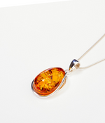 Amber Sunrise Pendant Necklace - Selectique 