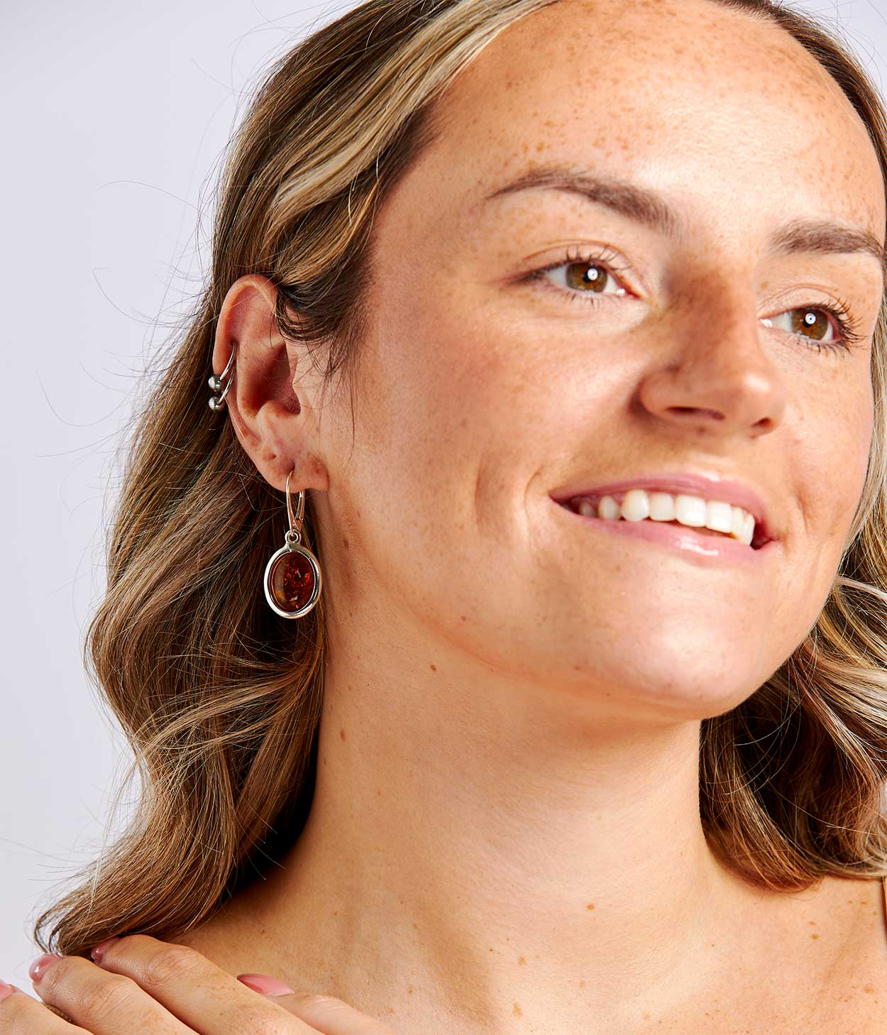 Amber Serenity Earrings - Selectique 