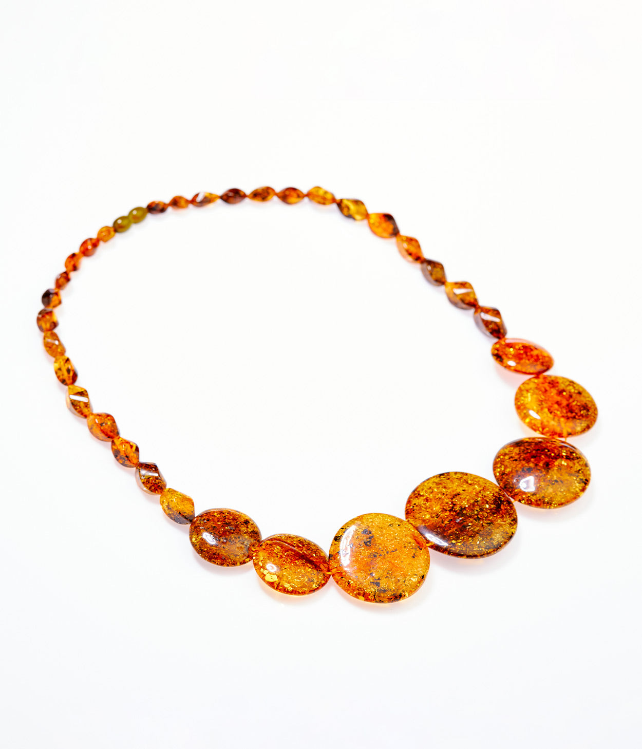 OOAK RAW Golden Amber Necklace