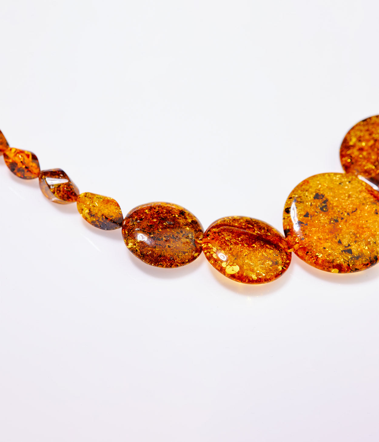 OOAK RAW Golden Amber Necklace