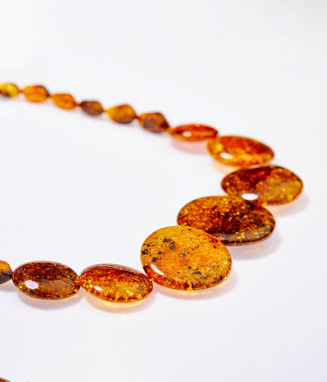 OOAK RAW Golden Amber Necklace