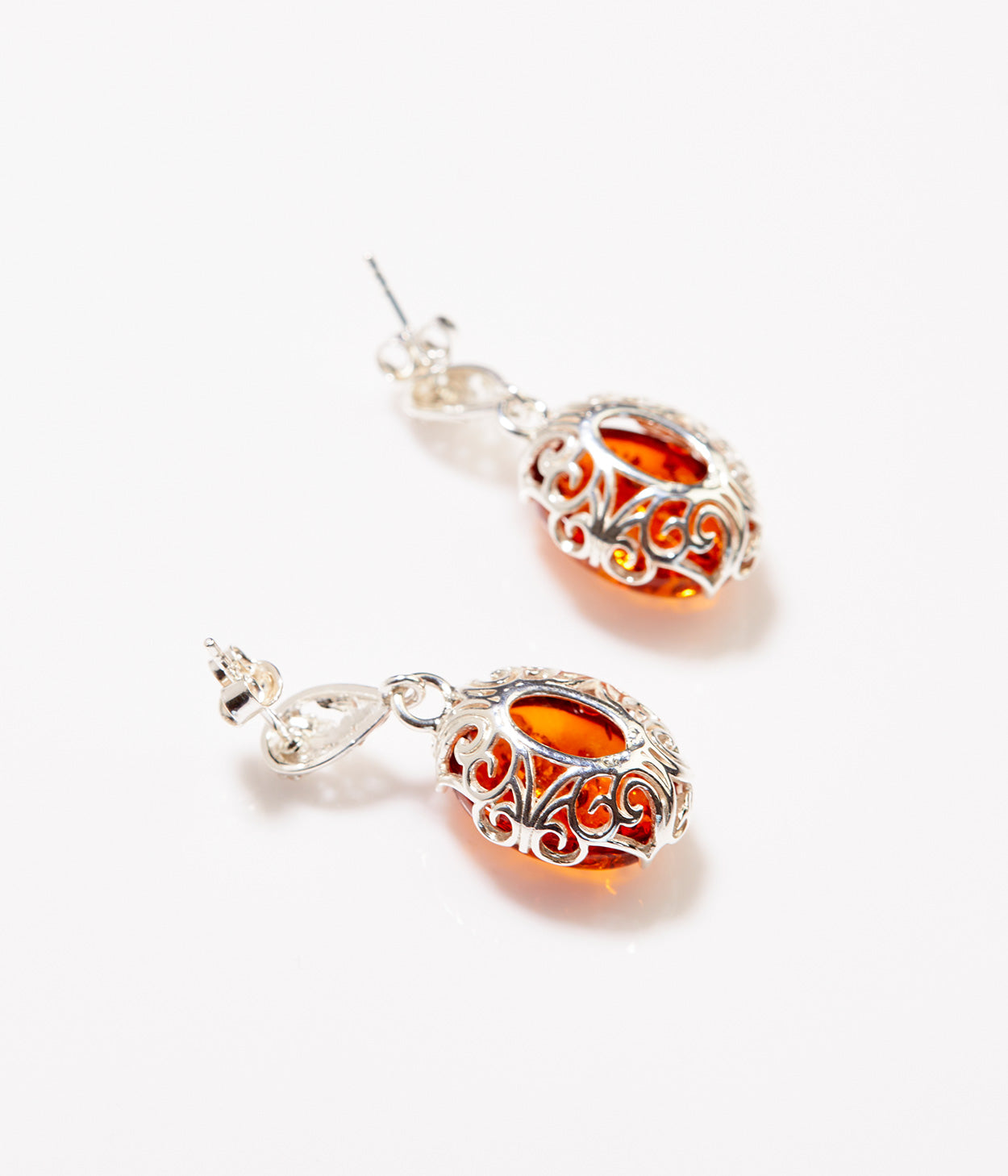 Demi Amber Drop Earrings