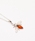 Amber Bee Necklace - Selectique 