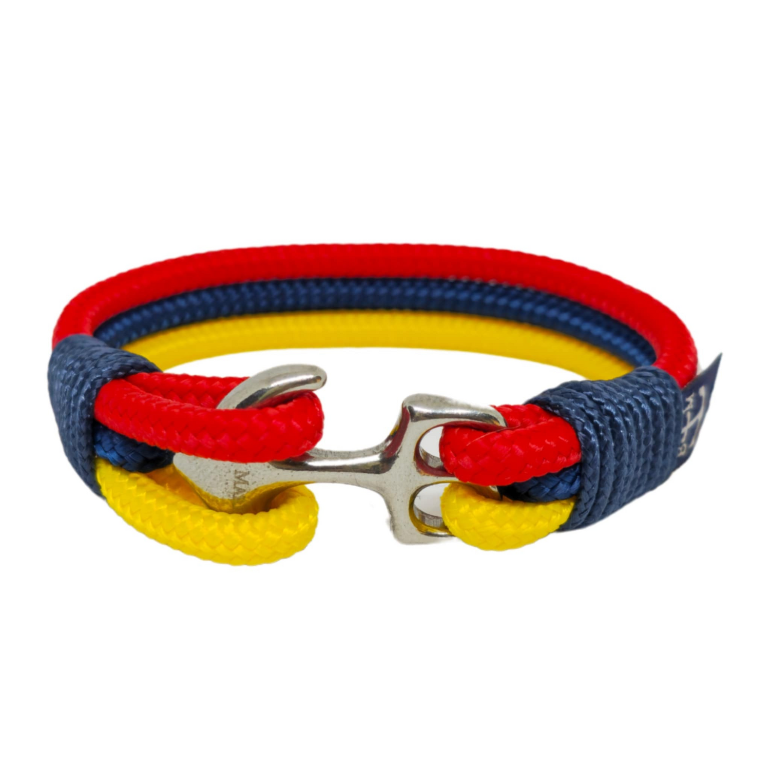 Pulsera náutica con bandera de Colombia