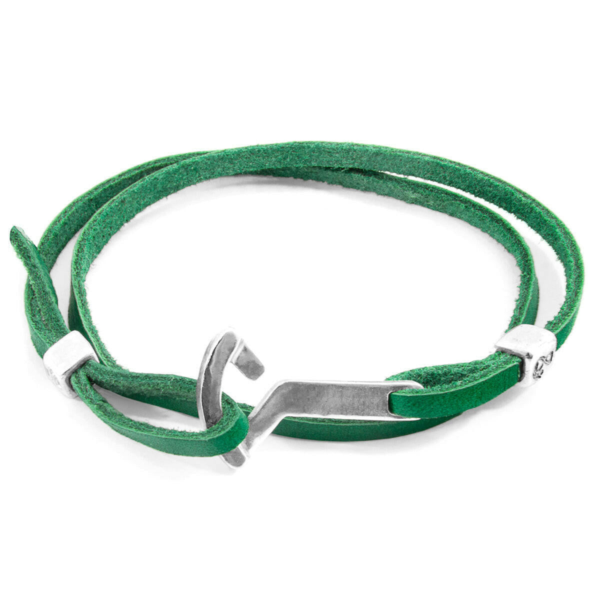 Fern Green Flyak Anchor Silver and Flat Leather.