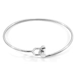 Hardy Buckle Midi Geometric Silver Bangle.