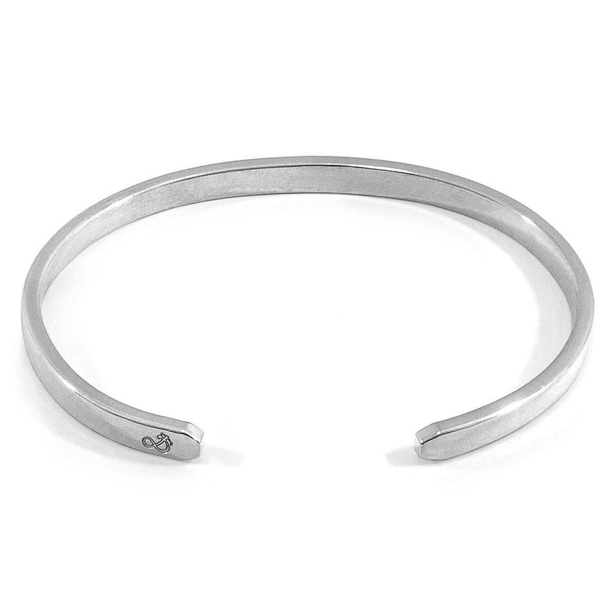 Reynolds Element Midi Geometric Silver Bangle.