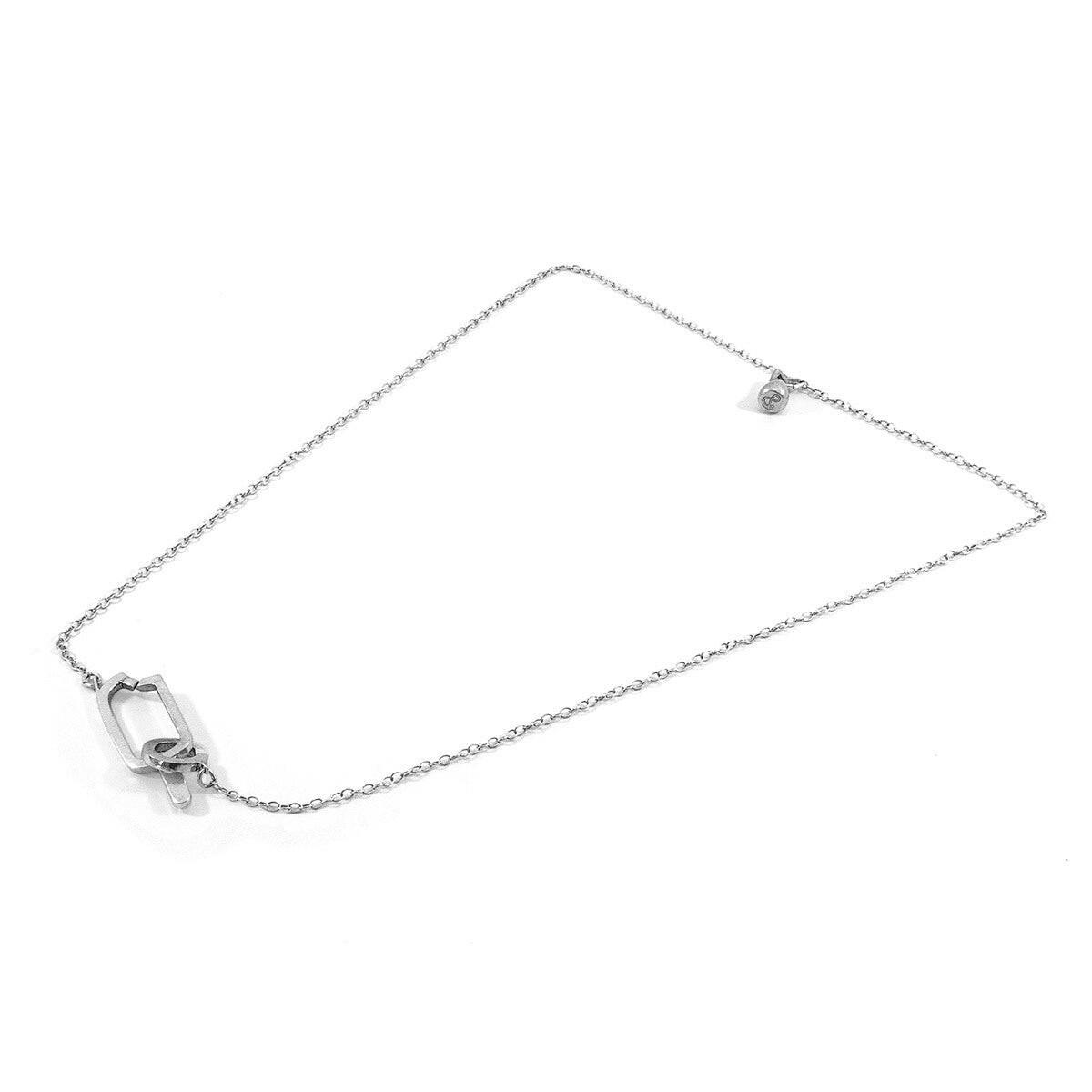 Ice Lolly Link Paradise Silver Necklace Pendant.