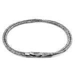 Forestay Double Sail Silver Chain Bracelet.