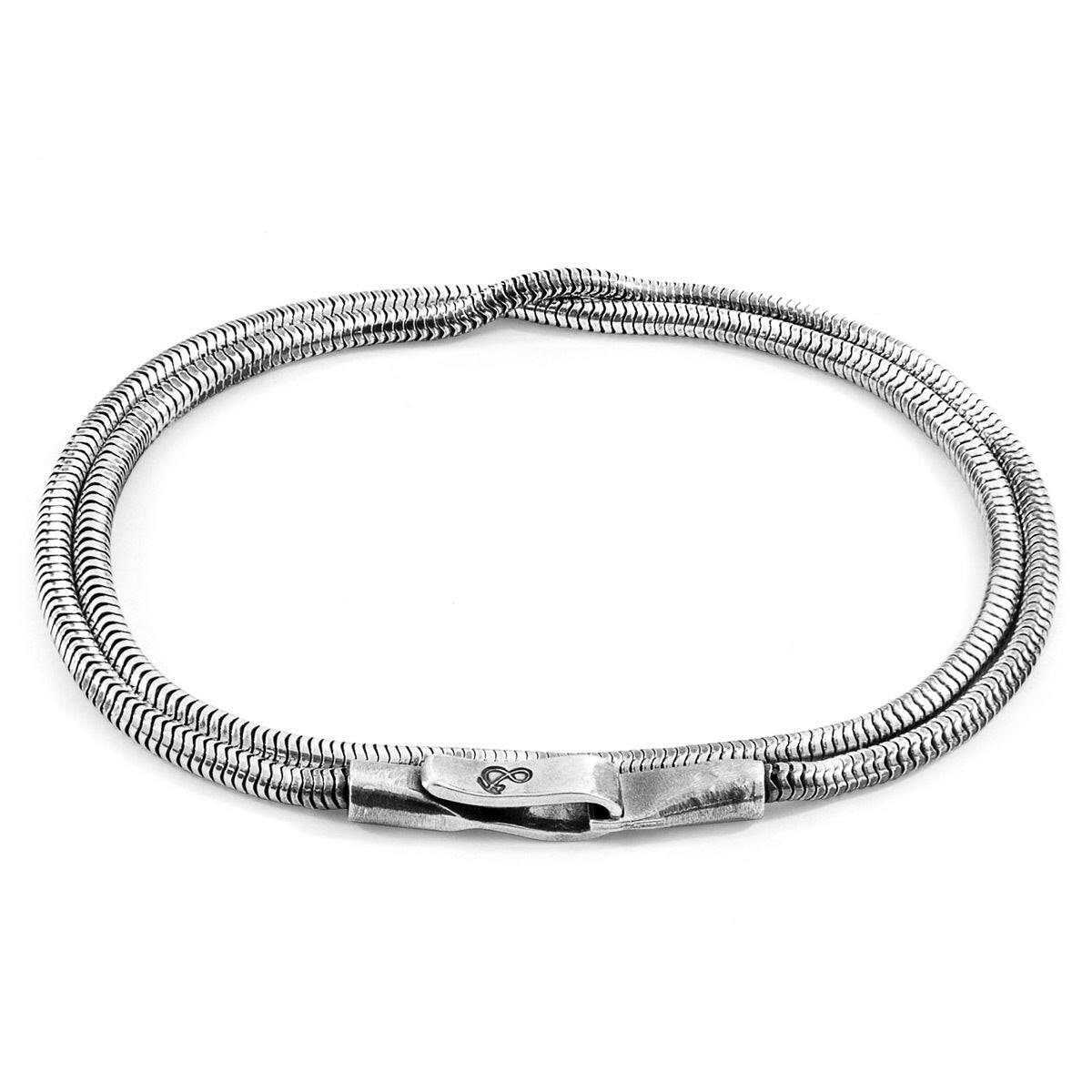 Gallant Double Sail Silver Chain Bracelet.