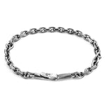 Halyard Single Sail Silver Chain Bracelet.