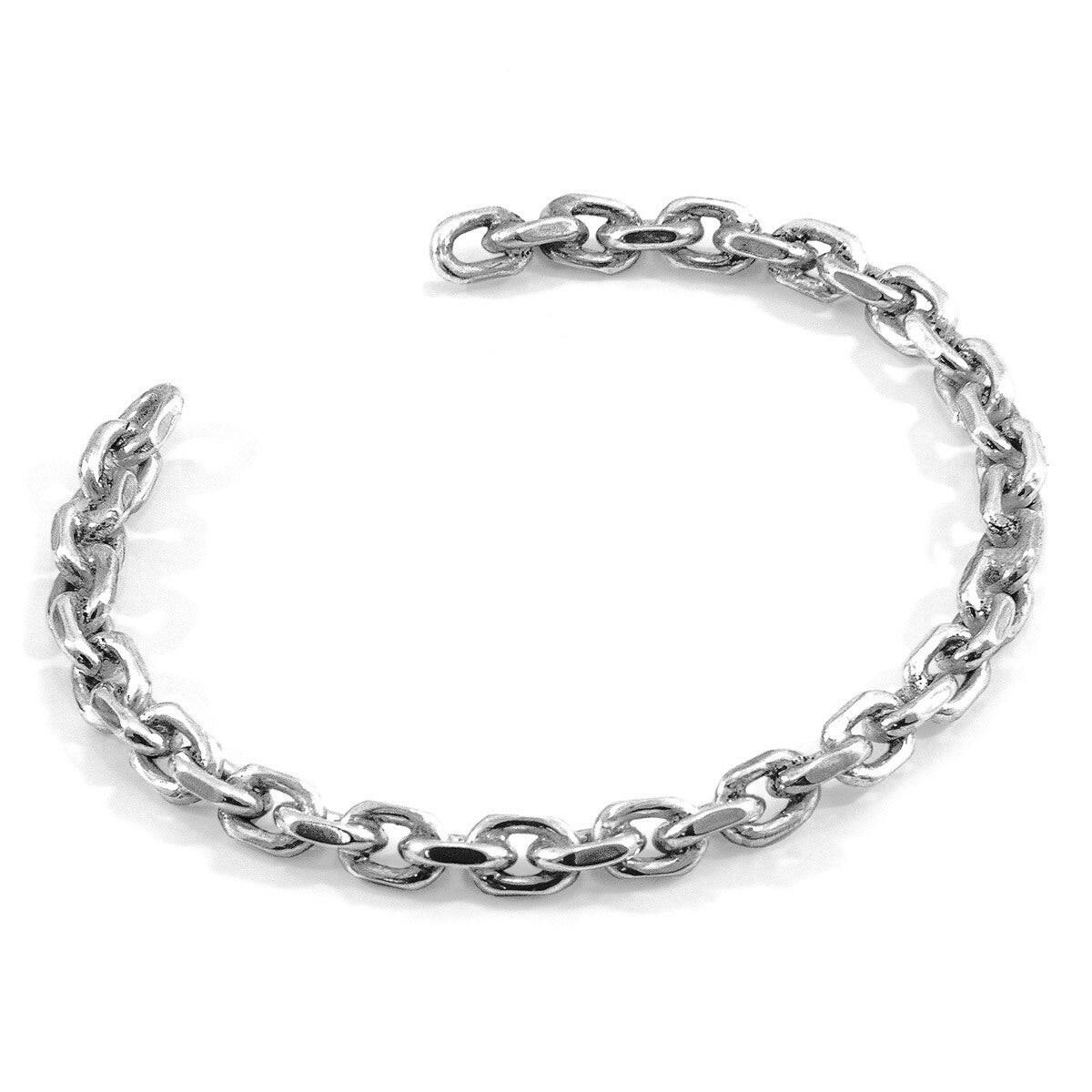 Halyard Sail Silver Chain Bangle - Selectique 