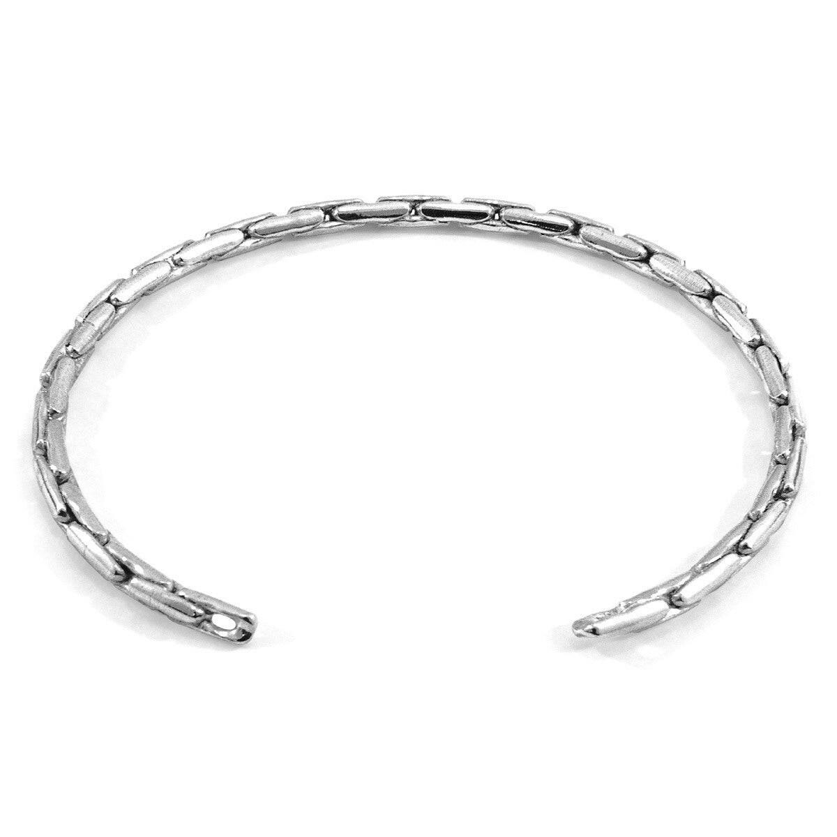 Mizzen Sail Silver Chain Bangle.